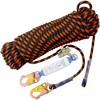 DIJJIG Rope Harness Safety Lanyard 25ft Vertical Roofing Rope With