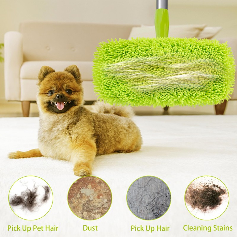 Unoutur Reusable Dry Sweeping Cloths Microfiber Wet Mop Pads Compatible