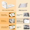 Jzla pro Bed Sheet Holder,6pcs Lock Sheet Holders Corner Fitted