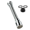 tecuro Outlet Hose for Fittings 135 mm Chrome-Plated Metal