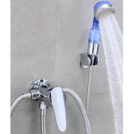 Shower Faucet Bathroom Brass Chrome Plated Shower Faucet Valve Control Switch Wall Mounted Faucet Bathtub Faucets for Cold and Hot Water