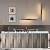 Aipsun 23.6inch Black Battery Operated Wall Sconce Set of 2,