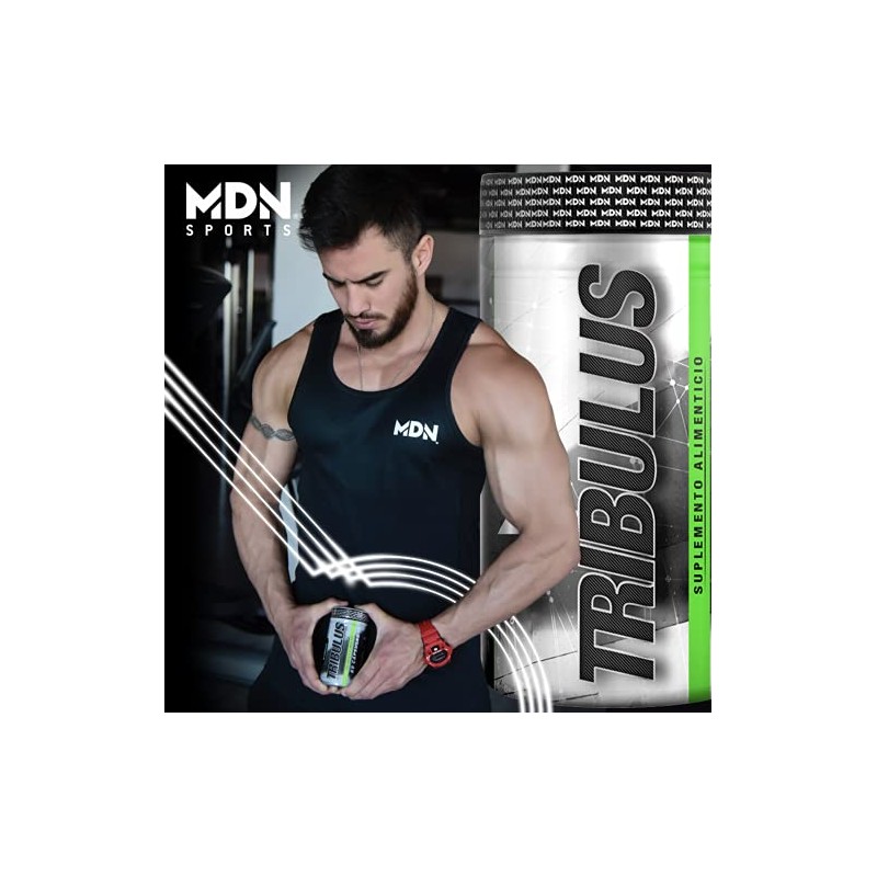 Tribulus Terrestris, Mdn Sports, 60 capsulas, Precursor Testosterona