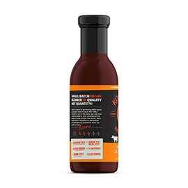 Kosmos Q Honey Jalapeno BBQ Sauce, Sweet and Spicy Flavor, 15.5 oz
