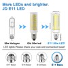 TZHILAN E11 LED Bulb Dimmable, 50W Equivalent, Daylight 6000K, T4