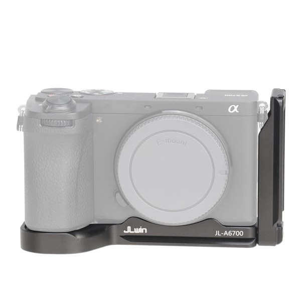 L-Shaped Quick Release Plate for Sony Alpha A6700 Mirrorless Camera