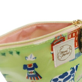 Marushin 0785004100 Pouch, Small Items, Meny Netherlands, World, Pastel, Cute, Cosmetic Pouch