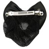GLOBAL BOX Ribbon Barrette with Net Hair Bulk Chignon, navy