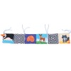 Infant Crib Cloth Book Cute Animal Learning Rattle Distorting Mirror