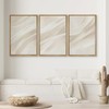 SIGNWIN Framed Canvas Print Wall Art Set Abstract Beige Flow