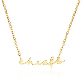imani Necklace for Football Fans K&C Necklace Kansas City Inspired jewelry necklace (gold)
