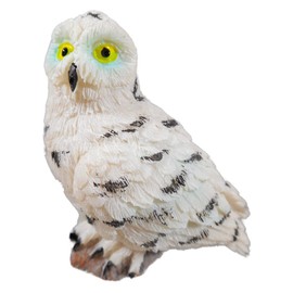 GOR 9384 C Magnet Snow Owl 6.5 x 4 x 2 cm Owl Bird Forest Animal Figurine Decoration