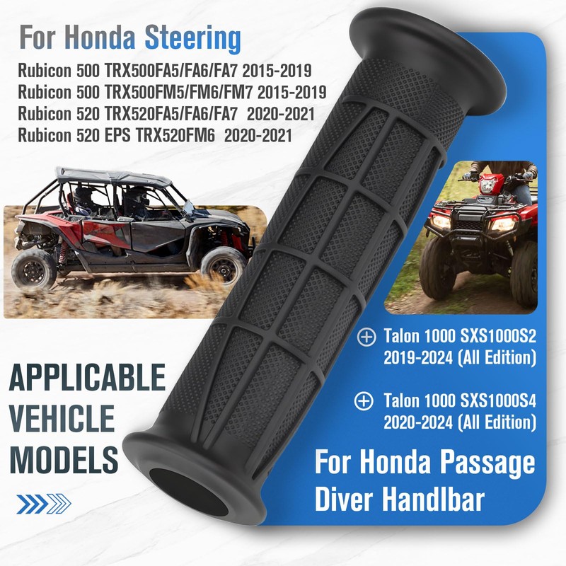 Handlebar Grips for Honda Rubicon 500 520 TRX500 520 Talon