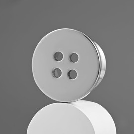 Vankula Ear Tunnel 1 Pair Single Flared Flesh Plugs Button Stainless Steel for Men Women Ear Piercing Stretched Jewellery 8 mm to 16 mm, Metal