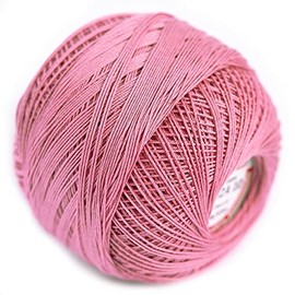 Luxurious Feel Crochet and Knitting Size 10, Fine Thread (574yd / 525m) Cotton Crochet Yarn (3.52oz / 100g (Watermelon 1569)