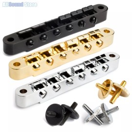 Allsound Store ABR-1 Style Wireless Tune-O-Matic Guitar Bridge w/ M4 Posts for Gibson  - Chrome