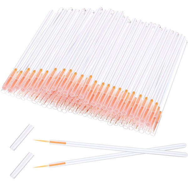 eBoot 100 Pack Disposable Eyeliner Brush Applicator Cosmetic Eye Wands