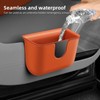 AOWIS Car Trash Can Storage Pockets - 100% Leak-Proof Organizer,Car
