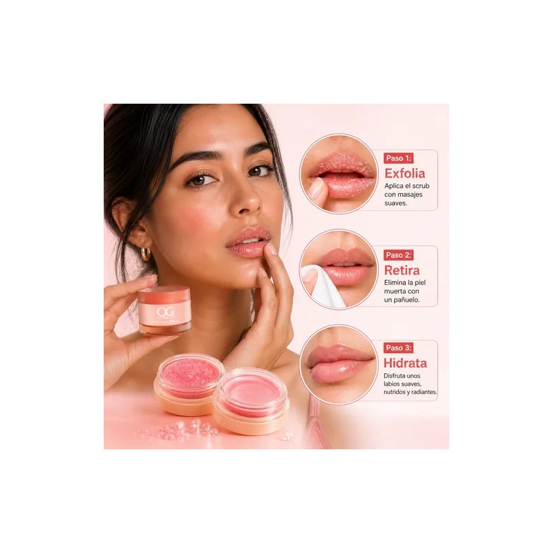 Mascarilla Labial Y Exfoliante De Labios Hydrata Dos En Uno