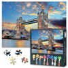 London Bridge 1000 Piece Puzzle for Adults Thames Landscape Puzzles