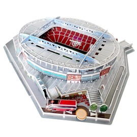Habarri Stadium Puzzle 3D - 3D Puzzle Stadium - 3D Football Stadium for Children and Adults - Model of a Football Stadium - Model Building - 85 Elements