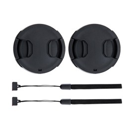 PROfezzion 2pcs 77mm Lens Cap with Cap Holder for Canon EOS 6D 6DM2 5D Mark IV with EF 24-105mm or 24-70mm f4L Kit Lens for Nikon D750 D780 with AF-S 24-120mm f4G Kit Lens