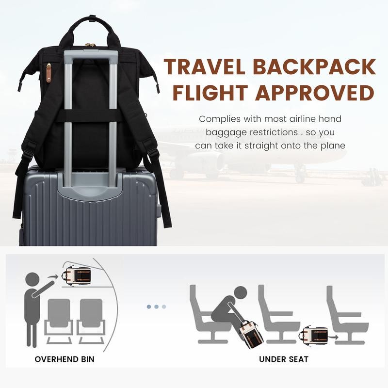 LOVEVOOK Fall Laptop Backpack with USB Port ,College School Backpack