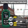 Noise Decibel Meter, Gedaye Digital Sound Level Meter & Thermometer,