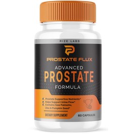 ProstateFlux Capsules, 14-in-1 Vital ProstateFlux Wellness Formula, Complete Support of Normal Bladder and Prostate Functions, Advanced Formula Supplement, Prostate Flux Reviews (60 Capsules)