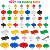 MIMAX Customize Building Block Wall, 470+ PCS Activity Wall Mount