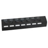 USB Hub 3.0 7‑Port High Speed Splitter Individual Switches Power