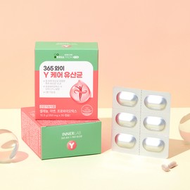 Inner wrap [Celltrion Inner Lab] 365 Y Y Care Lactobacillus 30 capsules, 4 boxes / [셀트리온 이너랩] 365 와이 Y 케어 유산균 30캡슐 4박스