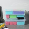 Naivees 3 Pack Plastic Storage Box with Multi-colour Storage Box