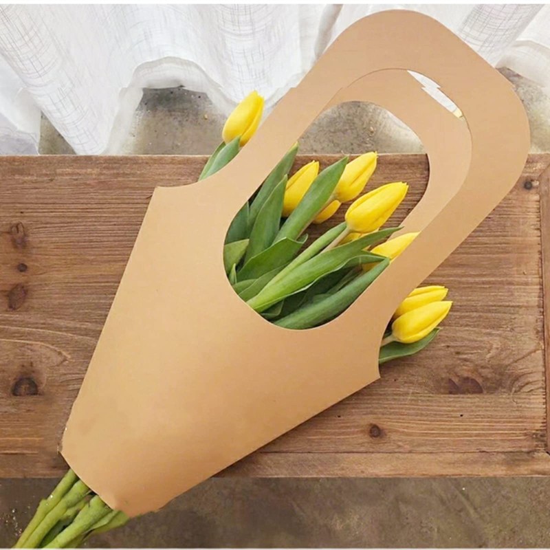 LONG XIN SERIES LONG XIN SERIES 20pcs Kraft Paper Flowers
