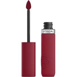 L'Oréal Paris Liquid Lipstick, Intense Color, Long-Lasting Matte Formula, With Hyaluronic Acid, Smudge-Resistant, No Transfer, Shade: 500 Wine Not?