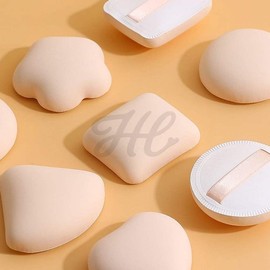 Makeup Air Puff Sponge Foundation Cushion Blending Cosmetic Set / 메이크업 에어퍼프 스펀지 파운데이션 쿠션 블렌딩 화장용 세트