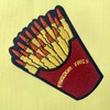 Freedom Fries With Bullet Patch Embroidered Badge Iron On Sew