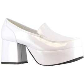 Ellie Shoes Men's 312-DADDIO Platform, White, Medium