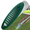 Yard Drain, 4 in. Green Angled Drainage Grate Easy to