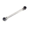4 in 1 Reversible Ring Ratchet Spanner Multi-Purpose Twin Ended