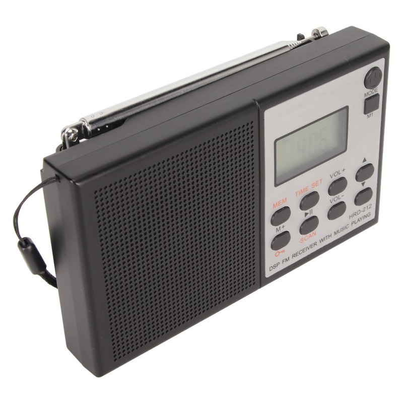 Digital Radio Bluetooth MP3 Player Rechargeable Supports Memory Card DSP
