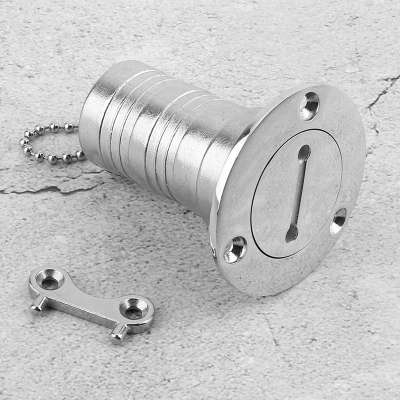 316 Stainless Steel 1.5in Boat Deck Fill Filler Water Tank
