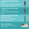 CGBE Nail Drill Bits, 6 Piece Nail Drill Bit with