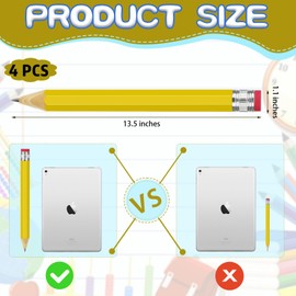 SAYAYA Yellow Wooden Pencils (4)