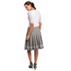 MarJo Fiona Women's Costume Skirt Grey 34, gray