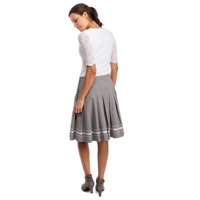 MarJo Fiona Women's Costume Skirt Grey 34, gray
