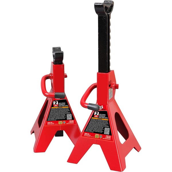 BIG RED AT42002R-2 Torin Steel Car Jack Stands (1 Pair):