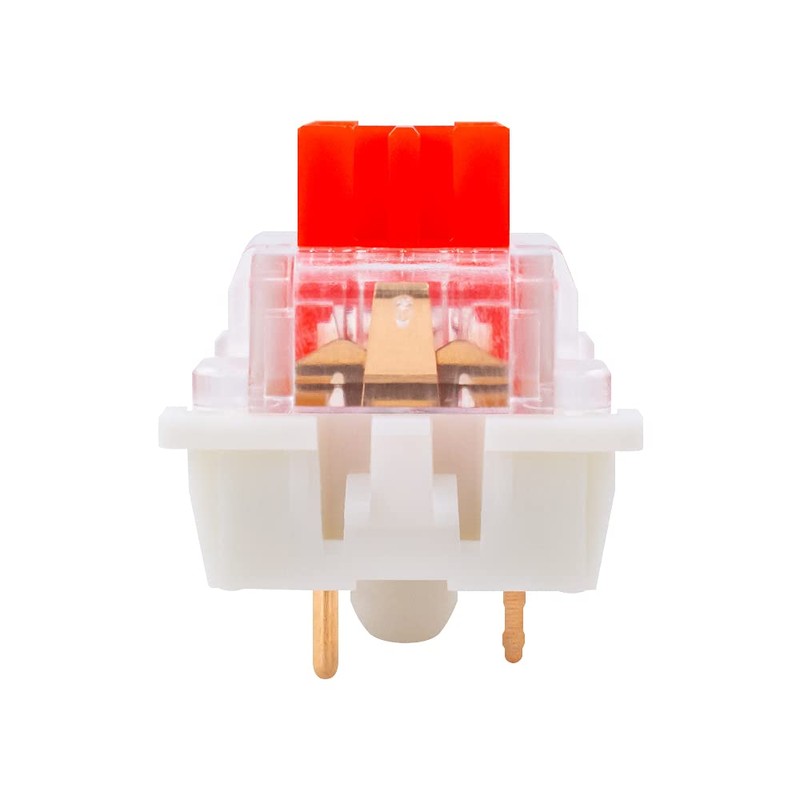 OUTEMU Red Switches,3 Pin Linear/RGB/Dustproof Switches for Mechanical Keyboard -