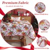 Christmas Tablecloth Rectangle 52 x 70 Inch Water Oil Proof
