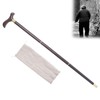 Assembly 3 Sections Wooden Walking Cane Hiking Walking Sticks Hand